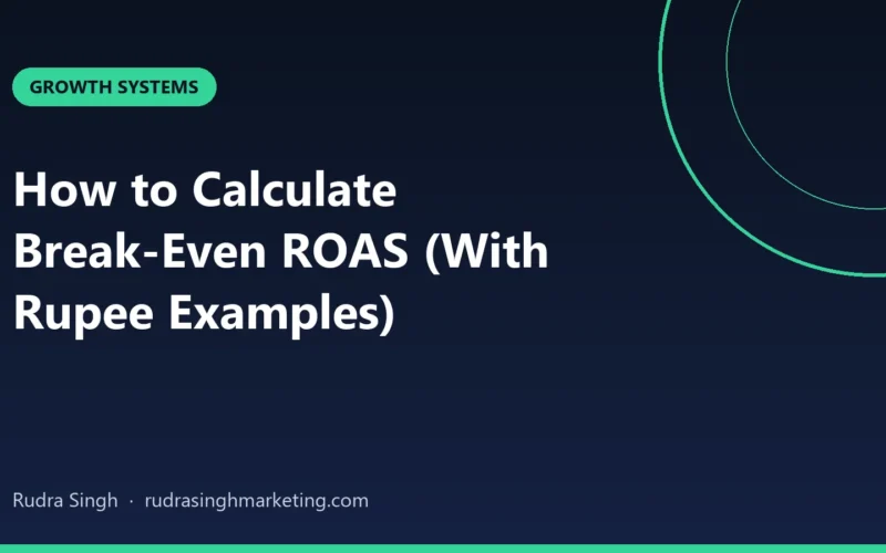 How to Calculate Break-Even ROAS (and Set Ad Targets Your Finance Team Trusts)